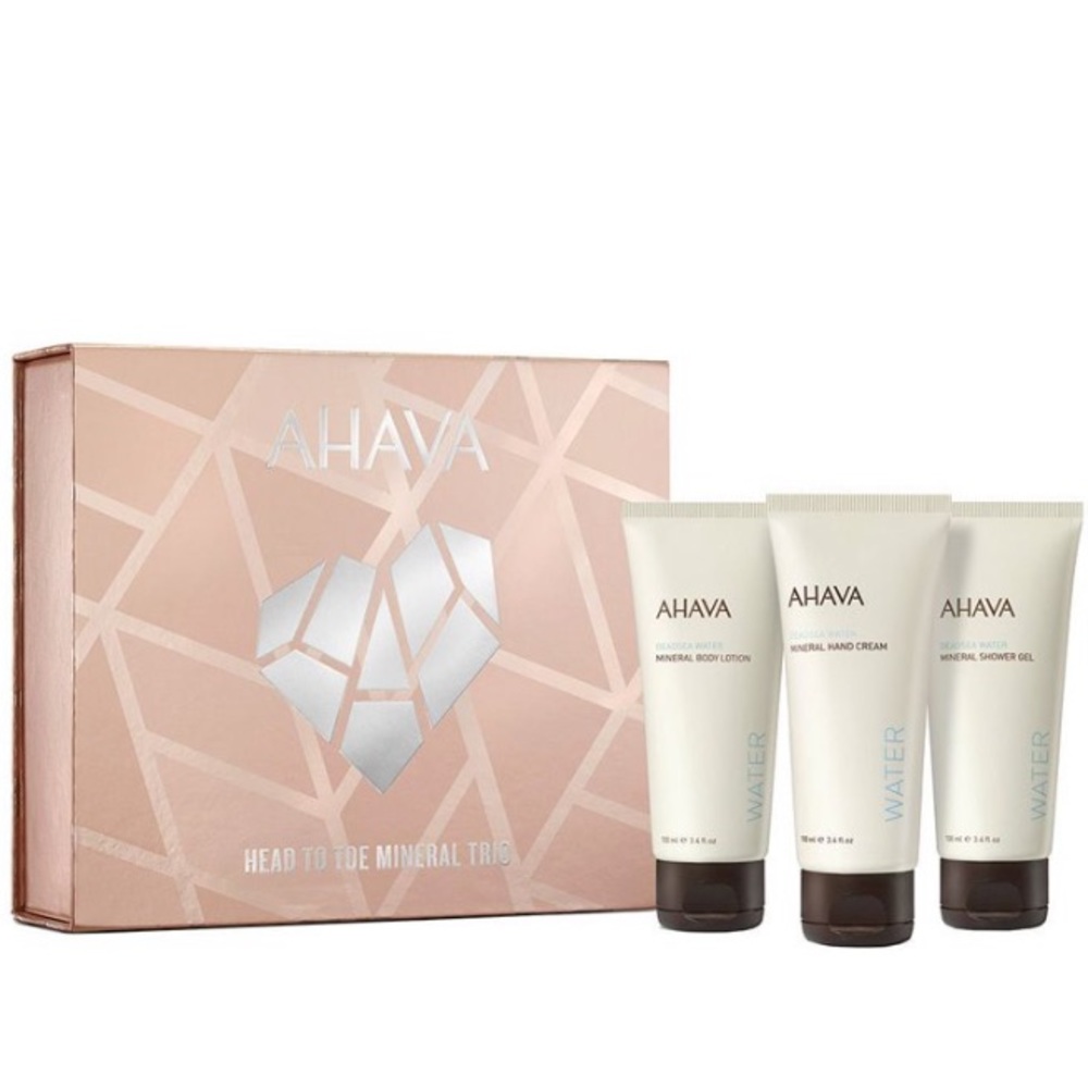 AHAVA Head To Toe Mineral Trio Body Care Set